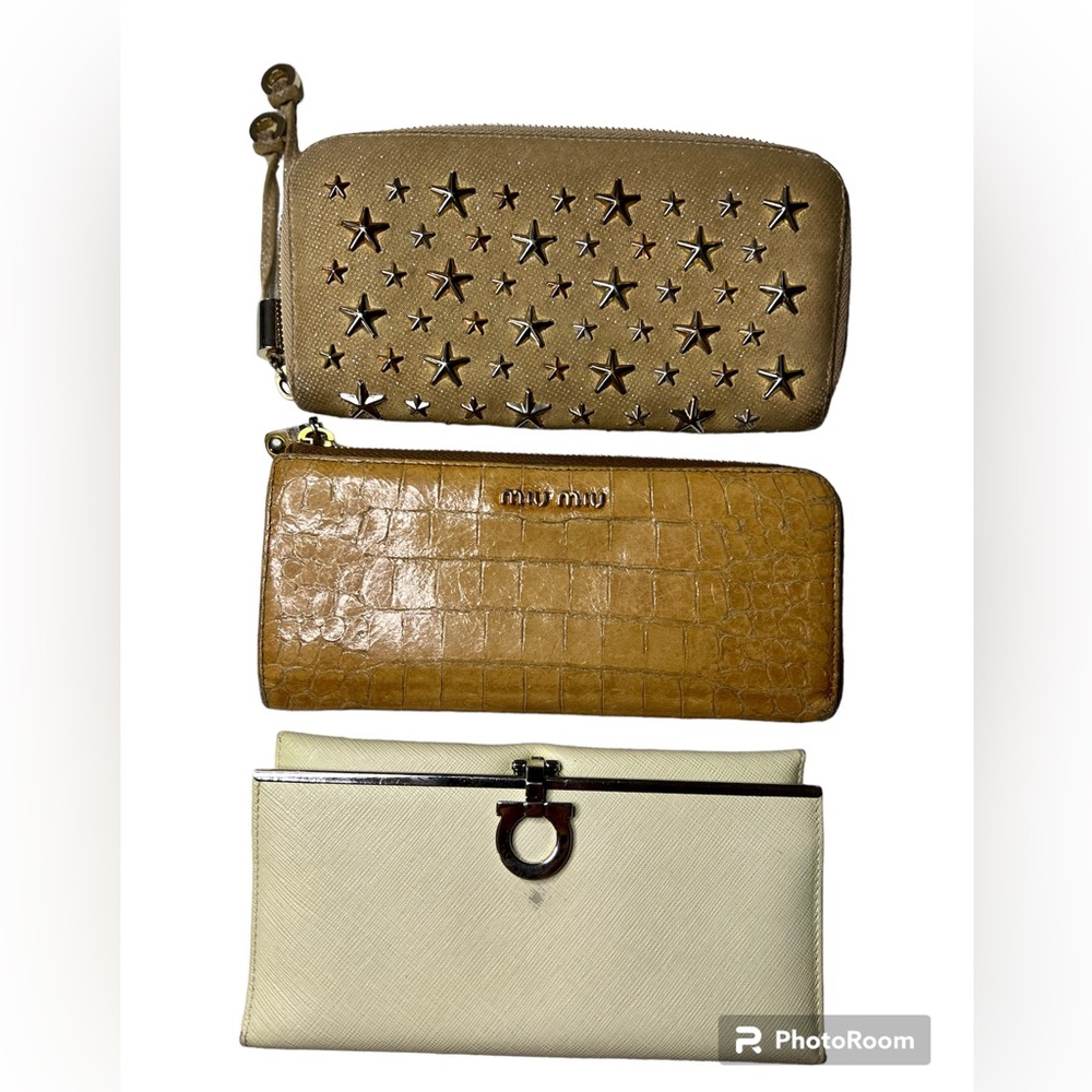 TLC Bundle of 3 Pre Loved Long Wallets - Needs Some TLC